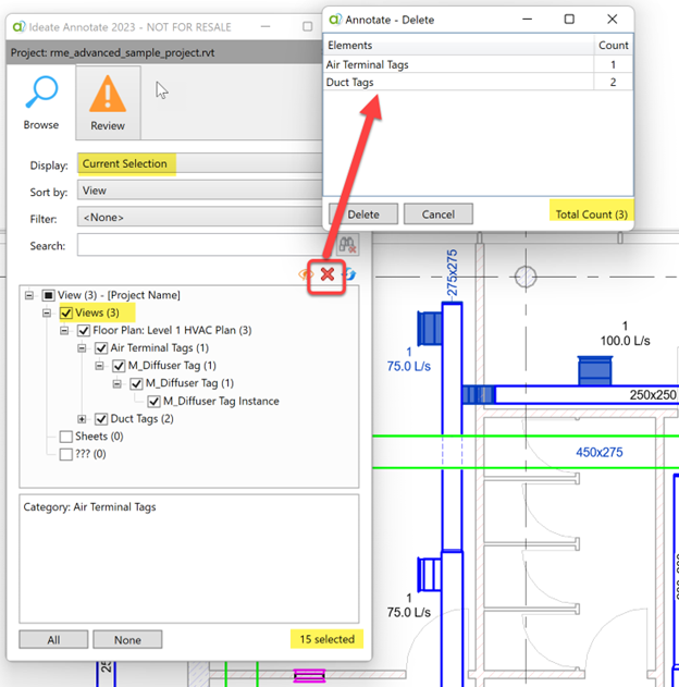 Browse and Edit Annotations | Ideate Annotate | IdeateApps Revit Add In