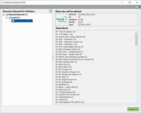 New Revit 2019 Feature Available in Ideate SmartDelete for Several Years!
